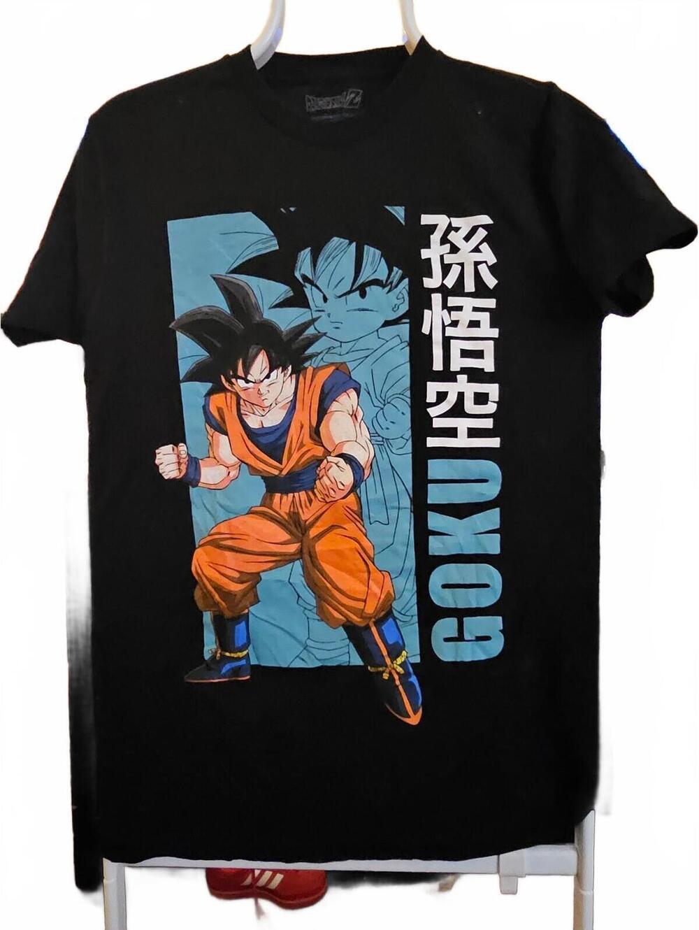 Dragon Ball Z Shirt Men's Small - Goku Anime Funimantion Japanese Kanji EUC